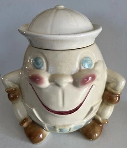 Vintage Brush W29 Humpty Dumpty Cookie Jar Early 1960s - Not Original Lid - Picture 1 of 7