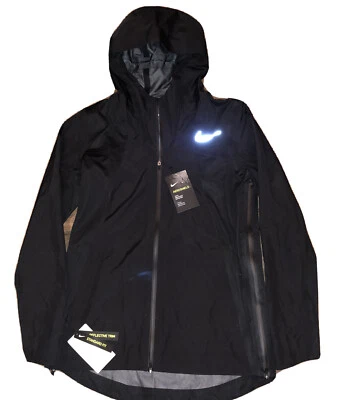 Chaqueta para correr Nike AeroShield XS impermeable 929124-010 precio de venta sugerido por el fabricante 350 USD nueva con etiquetas Foto 1 de 4