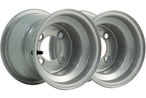 7,00x8 Golf Buggy Felgen silber 4 Zoll PKD Yamaha E-Z-go Clubcar Garia (2er Set) - Bild 1 von 9