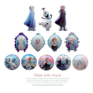 Frozen Party Supplies Elsa Anna Snowball Cartoon Shape Aluminium Foil Balloon - Picture 1 of 26
