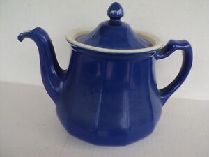 9.5" Wide,  7.5" Tall,  Cobalt Blue Teapot -  Marked ?