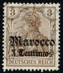 Germany Offices in Morocco Scott #33 Used VF - Picture 1 of 1