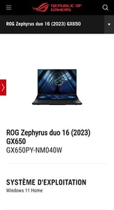 asus rog zephyrus duo GX650PY-NM040W - Afbeelding 1 van 2