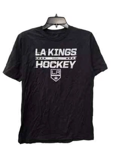 Reebok Youth LA Kings Hockey Short Sleeve T-Shirt Black  XL (18) - Picture 1 of 6