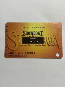 Showboat Casino Slot Card Vintage Las Vegas Nevada - Bild 1 von 2