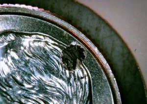 2022 P Roosevelt dime with spot of mint grease error BU - Picture 1 of 4