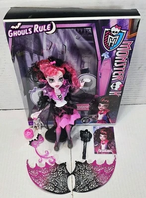 2012 Monster High Draculaura Doll w/ Box Complete Mattel Ghouls Rule First Wave - Image 1 of 4