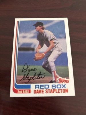 1982 Topps #589 Dave Stapleton Boston Red Sox NM-MINT - Image 1 of 2