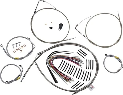 Комплект удлиненного кабеля/тормозной магистрали Burly Brand B30-1293 для Gorilla 13 дюймов - Изображение 1 из 2