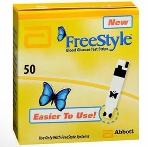 Tiras reactivas de glucosa en sangre Freestyle para diabéticos - Paquete de 50 exp. 31/01/2026 - Imagen 1 de 7
