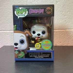 Funko Pop Digital Royalty LE 2300 #306 Proto Dog come Scooby Doo GITD - Foto 1 di 2
