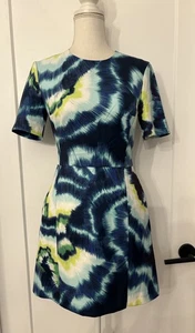 Women’s NWT French Connection Annisa Whisper Mini Dress in Clement Blue Size 4 - Picture 1 of 10