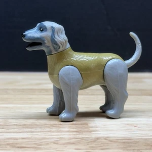 Vintage 1981 Mattel Barbie Beauty Dog Gray Puppy Afghan Hound Posable Figure - Picture 1 of 7