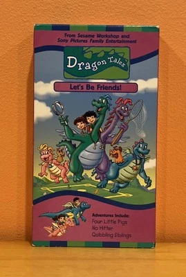 DRAGON TALES: FOLLOW THE CLUES ANIMATED VHS VIDEO, 3 FUN-FILLED ADVENTURE EPI. - Image 1 of 4