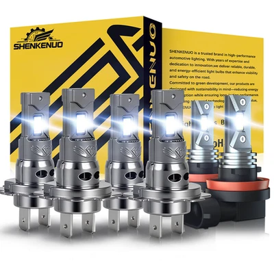 For Mercedes-Benz E350 E320 E550 6pcs LED Headlight & Fog Light Bulbs Kit - Image 1 of 4