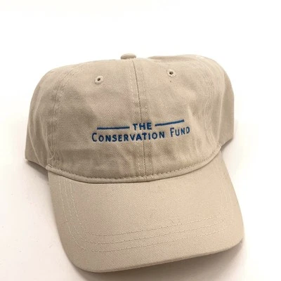 The Conservation Fund Unbstated Blue Type Beige LL Bean Cap Foto 1 de 4