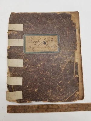 1800s Handwritten German Cookbook Antique Baking Baked Goods Bakery Recipes - Image 1 of 4