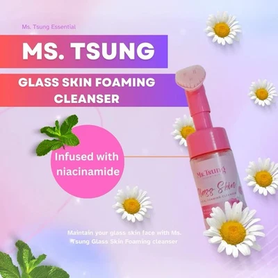 Ms Tsung Essentials Facial Foaming Cleanser 100ml Infused With Niacinamide - Image 1 of 3