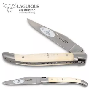 Laguiole en Aubrac Taschenmesser L0211OSIF 11 cm Original Messer Griff Knochen - Bild 1 von 6