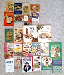 Vtg Recipe Books Booklets Henkels Flour Betty Crocker 1930s 40s 50s 60s-2007 lot - Picture 1 of 23