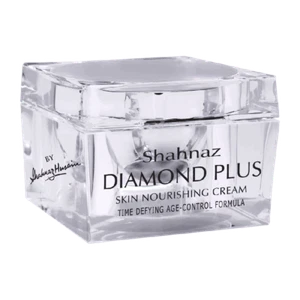 Crema nutritiva para la piel Shahnaz Diamond Plus 40 gm FÓRMULA DE CONTROL DE EDAD DESAFIANDO EL TIEMPO - Imagen 1 de 2