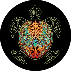 Turtle Multi Color Spare Tire Cover All Sizes-back up camera optional - Picture 1 of 5