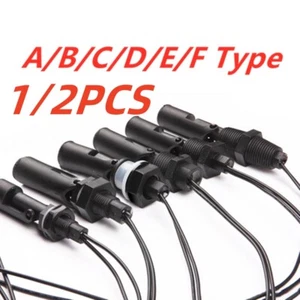 1/2x 6Sizes FLOAT SWITCH Fluid Water Level Sensing Switch Sensor 12V 24V Black - Picture 1 of 24