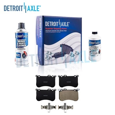 Pastillas de freno delanteras de cerámica para Benz CL550 CLS550 CLA45 GLA45 SLC43 SLK55 AMG de 4 piezas Foto 1 de 4