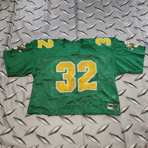 *RARE* VTG 80s 90s OREGON DUCKS Football Jersey SIZE XL 1/2 Length Cover
