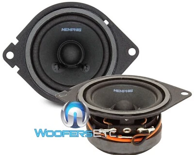 MEMPHIS PRX275 2.75" CAR AUDIO JEEP DASH MIDS COAXIAL TWEETERS SPEAKERS PAIR NEW