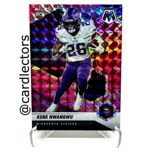 2021 Panini Mosaic Football KENE NWANGWU 334 RC Camo Pink PRIZM Parallel VIKINGS - Picture 1 of 2