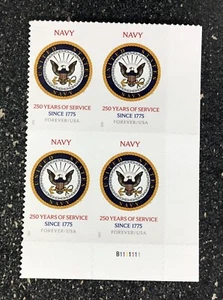 2025USA Forever Navy - Plate Block of 4 - Picture 1 of 2