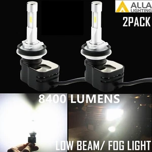 Alla LED H11 Xenon White Headlight Bulb Replacement W/ External Smart Driver,2PC - Picture 1 of 12