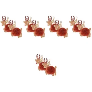 5 Count Kette Elch Schlüsselanhänger Für Modebewusste Damen - Bild 1 von 12