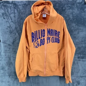 Billionaire Boys Club Hoodie Herren XL Full Zip Kapuzenjacke BBC Orange MÄNGEL - Bild 1 von 19