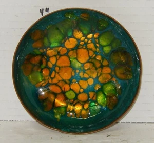 WIN NG Vintage Enamel on Copper dish Famous San Francisco ARTIST Win NG 1960’s - Picture 1 of 2