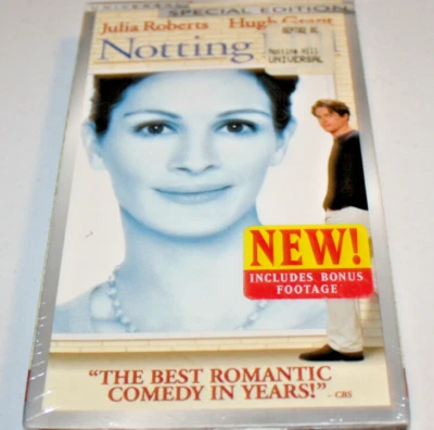 Notting Hill (New Sealed VHS 2000, Special Edition) Hugh Grant, Julia Roberts - Image 1 of 2