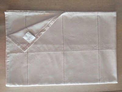 Better Homes & Gardens Rectangular Beige Classic Tablecloth 52" x 70" - Image 1 of 3