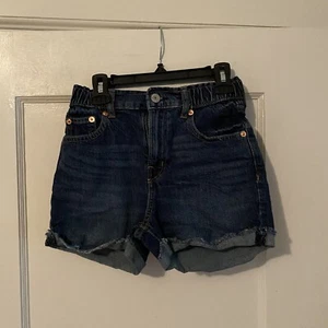 GAP Kids Girlfriend High Rise Denim Shorts Girls size 10 - Picture 1 of 6