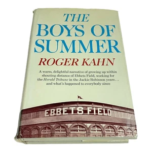 The Boys of Summer by Roger Kahn 1972 HC/DJ First Edition - Foto 1 di 6