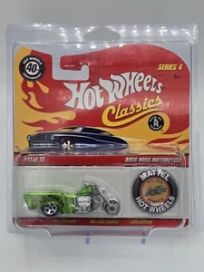 New - Hot Wheels 40th Anniversary - Boss Hoss Motorcycle With Button - In Case - Picture 1 of 5
