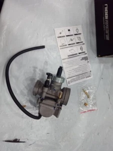 NIBBI PE 17mm Flange Carburetor w/ Carb Jets For 80cc-100cc Motorcycle Dirt Bike - Picture 1 of 4