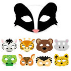 15pcs Animal Masks Jungle Safari Theme Birthday Dress Up Party Supplies Deocrs