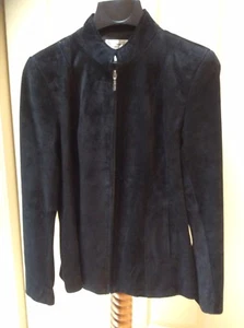 Schwarze Wildlederjacke von Preston & York, Größe S - Bild 1 von 6