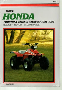 Brandneu versiegelt Clymer Honda Fourtrax 200SX ATC200X Service Reparatur Wartung - Bild 1 von 3