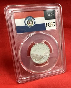 2003 s Silver Proof Missouri Statehood Quarter PCGS PR 69 DCAM (flag label) - Picture 1 of 4