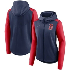 Women's Boston Red Sox Nike Navy/Red Authentic New Hoodie - Picture 1 of 1