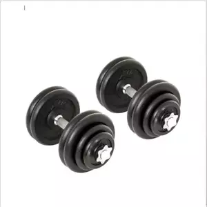 MAXXIVA Kurzhantel-Set 60 kg Gusseisen 16 Gewichtsscheiben Sternverschluss - Bild 1 von 7