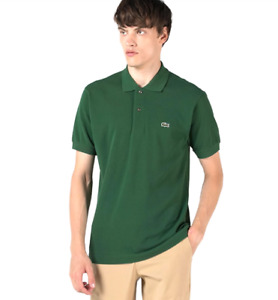 New Men's Lacoste Mesh Short Sleeve Poloshirt Classic Fit Button-Down Tops🎁