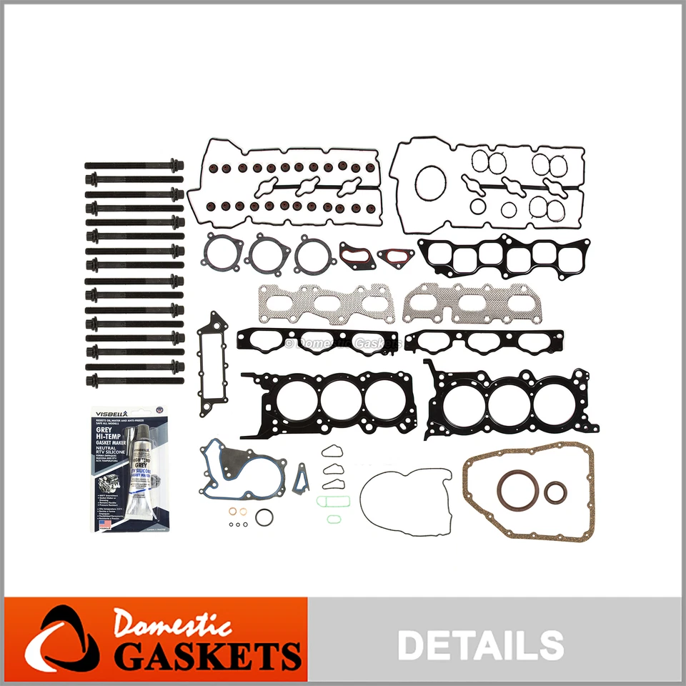 Juego completo de juntas pernos de cabeza para Hyundai Kia Sedona Sorento DOHC 3.8 Foto 1 de 4